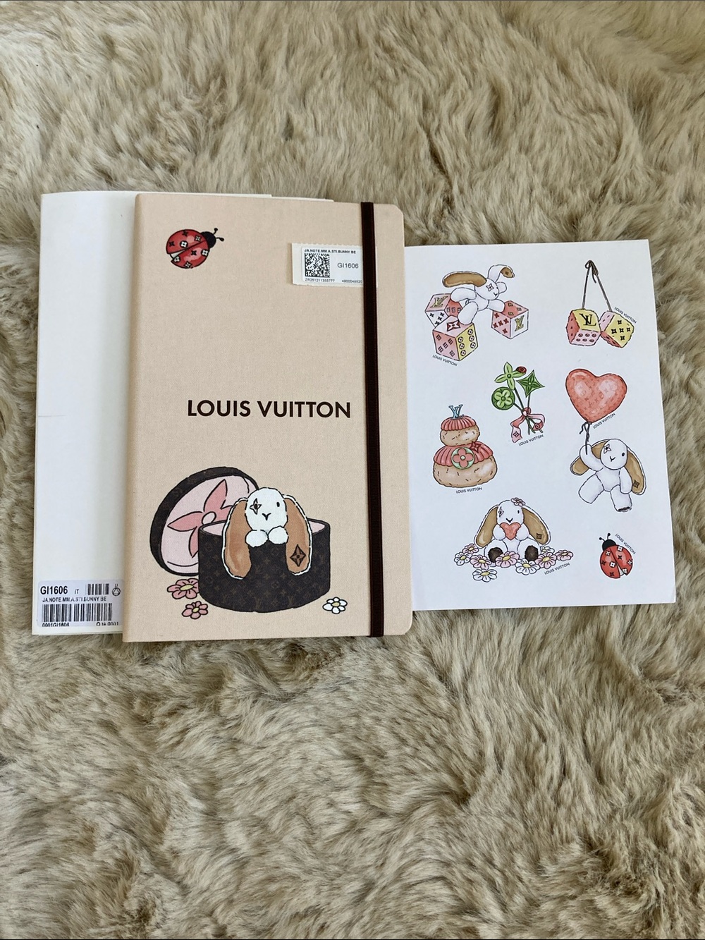 Louis Vuitton Jane Notebook Bunny GI1606